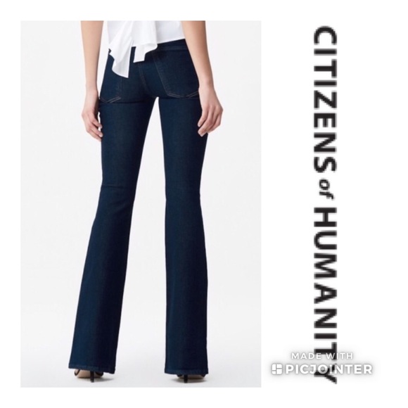 Citizens of Humanity x Anthropologie Fleetwood High Rise Jeans 26 P petite NWT - Picture 2 of 6